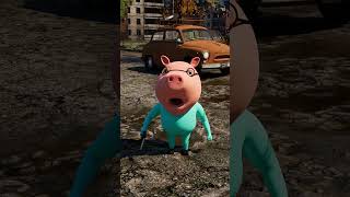 Abandoned Town The Rise of the Zombie. #peppapig #animation #funny #cartoon #humor #horror #story