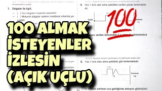 10.Sınıf Fizik 2.Dönem 1.Yazılı