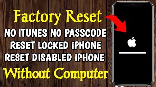 erase iphone without apple id password 2024 | factory reset disable & locked iphone without computer