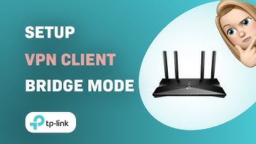 How to Setup VPN Client and Bridge Mode on TP-Link Archer AX3000
