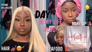 Day in my life VLOG *mukbang &amp; Grwm*