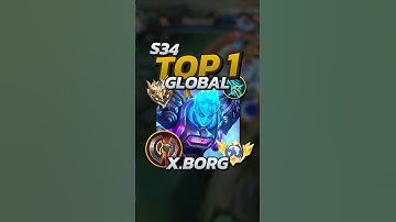 The Top 1 XBorg Builds Sky Piercer! Mobile Legends #mobilelegends #mlbb #gaming