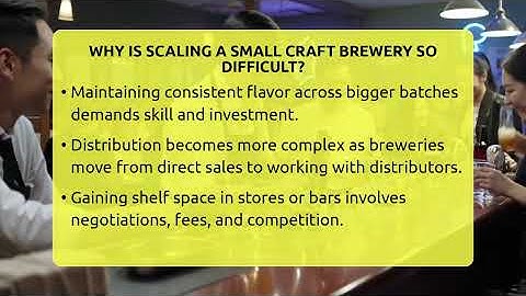 Why Is Scaling A Small Craft Brewery So Difficult? - The Pint Guy