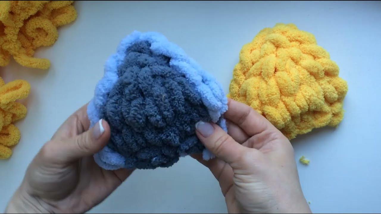 Ушки КОШКИ, кота, кошачьи для балаклавы вяжем руками из Ализе Пуффи # ...