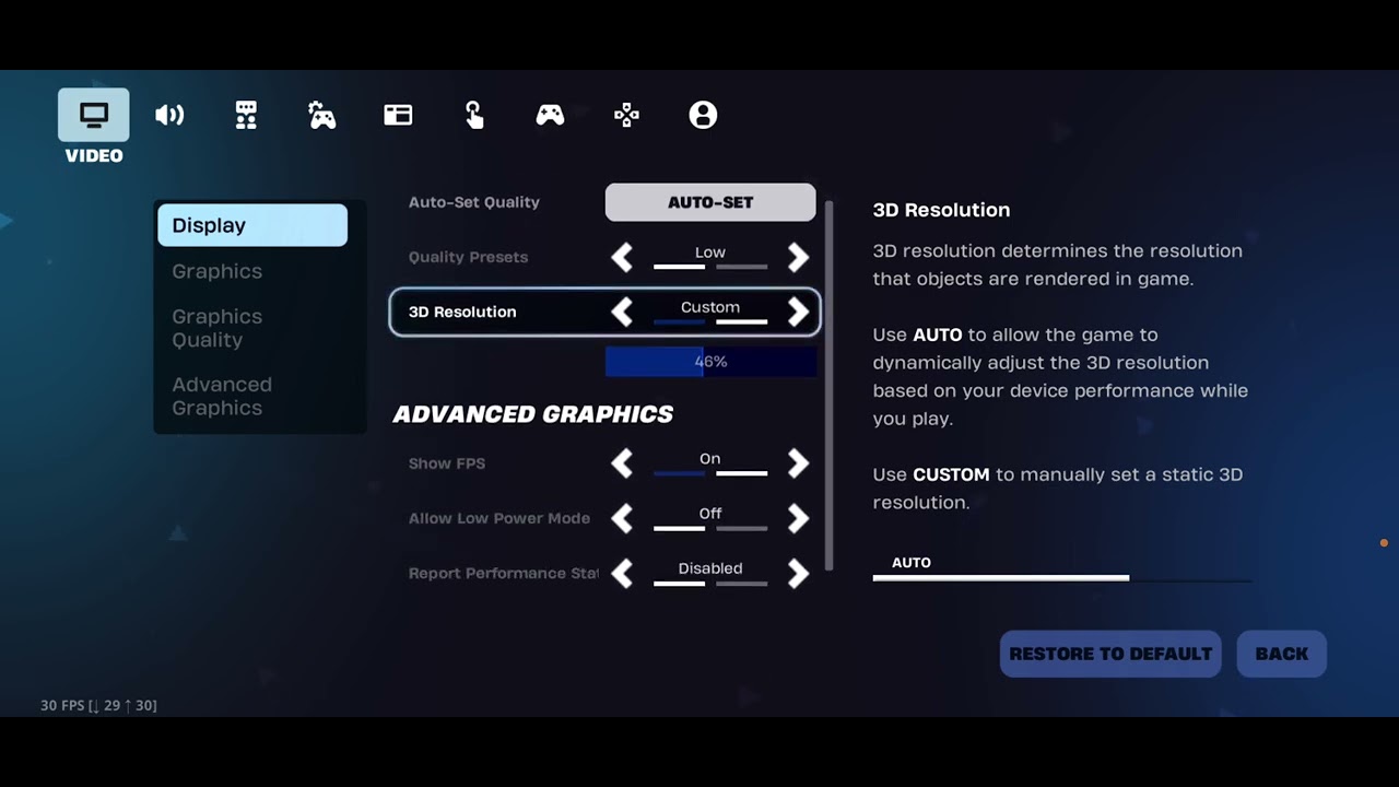 For the best game play Fortnite mobile smooth