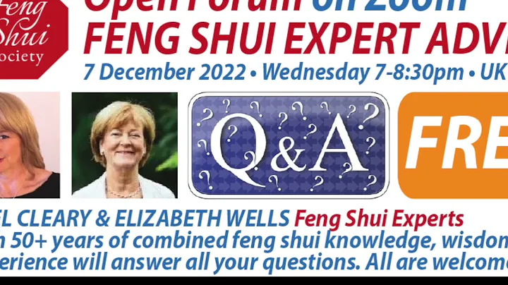 Open Forum FENG SHUI EXPERT ADVICE with EDEL CLEAR...