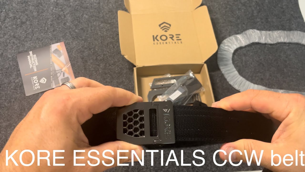 KORE Essentials 1.5” CCW belt and Gunmetal buckle. Do you even think ...