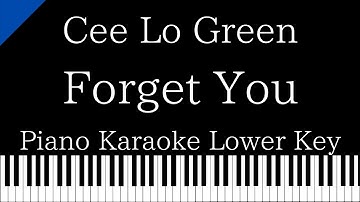 Thumbnail of 【Piano Karaoke Instrumental】Forget You / Cee Lo Green【Lower Key】