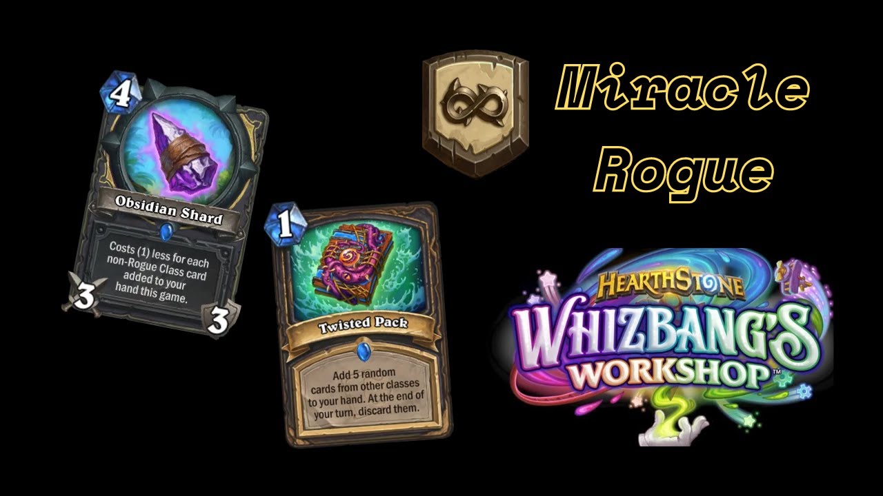 Miracle Rogue, the most broken deck! (Hearthstone wild) - YouTube