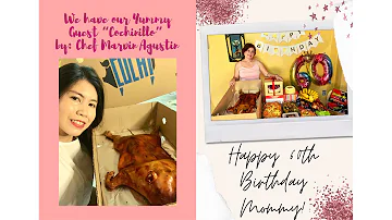 Mommy’s 60th Birthday featuring the Yummy & Super Crispy “COCHINILLO” by Marvin Agustin #COCHINILLO