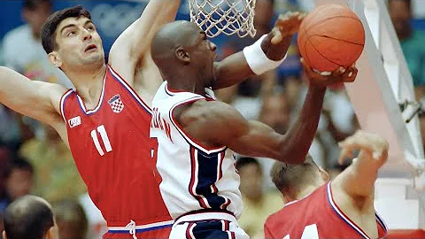 1992 Olympics Group A Game 8 Finals Dream Team v Croatia, August 8, 1992, Dream Team Wins Gold