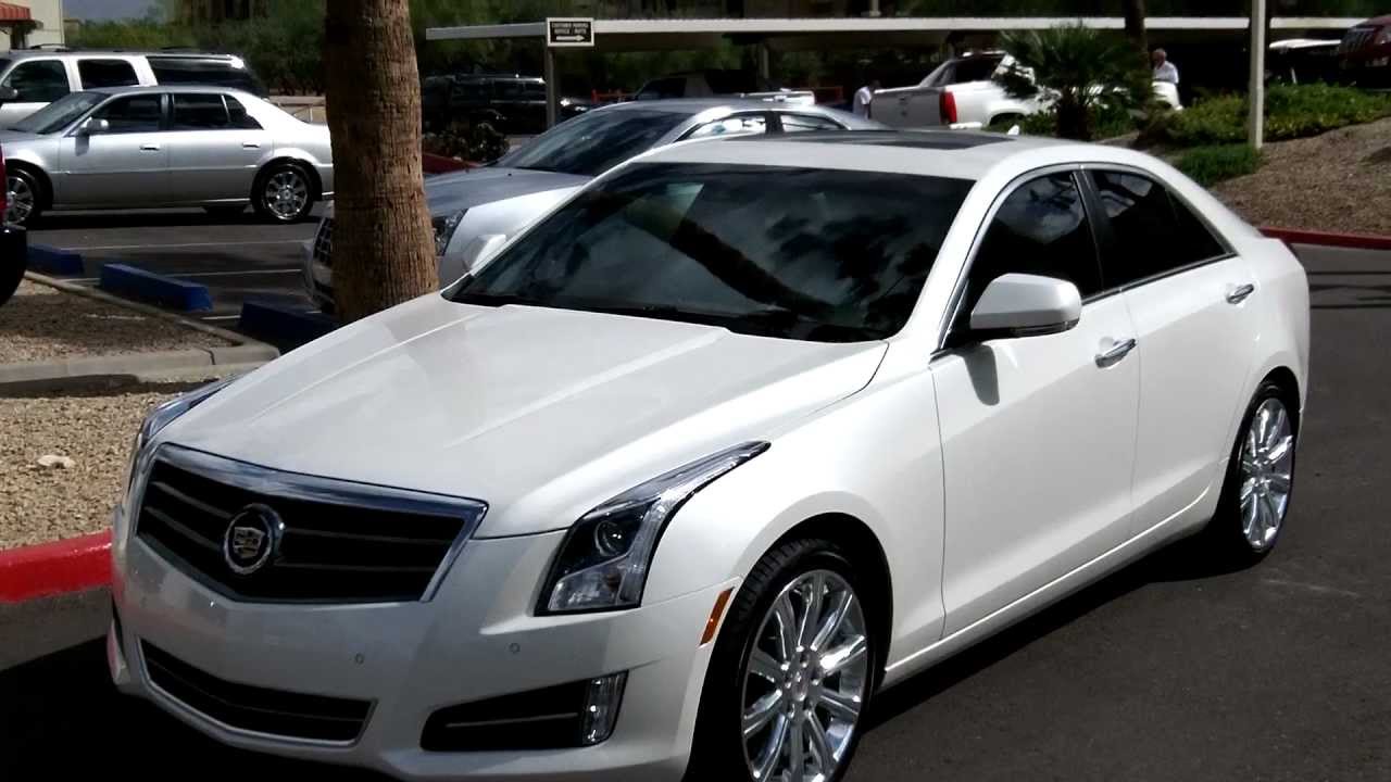 2013 Cadillac Ats Premium With Performance White Diamond Lund Cadillac Phoenix Az 85022