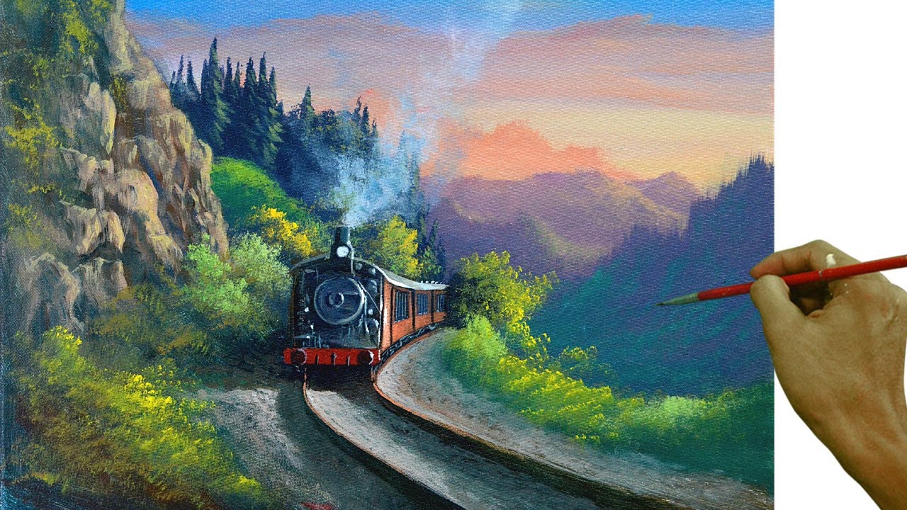 Acrylic paints for airbrushing - Trains