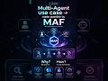 Local Multi-Agent UseCase: MAF Powered#ai #artificialintelligence  #aishorts #airevolution #aiagents