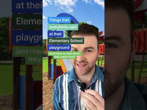 Things Everybody Said At Their School Playground | Scott Frenzel Nostalgia Schoolmemories