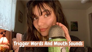 ASMR | Repeating Trigger Words and Lots Of Fast and Aggressive Mouth Sounds (Hand Movements & More)