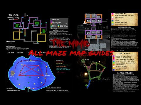 All ways through The Mimic chapter 1 first maze with MAP 