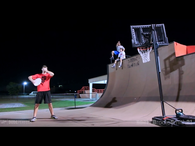 Epic Trick Shot Battle 2 | Dude Perfect vs. Brodie Smith class=
