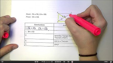 Overlapping Triangles Proofs