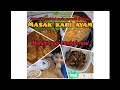 Masakan sederhana masak Kari Ayam makan tidak boleh bawa bincang