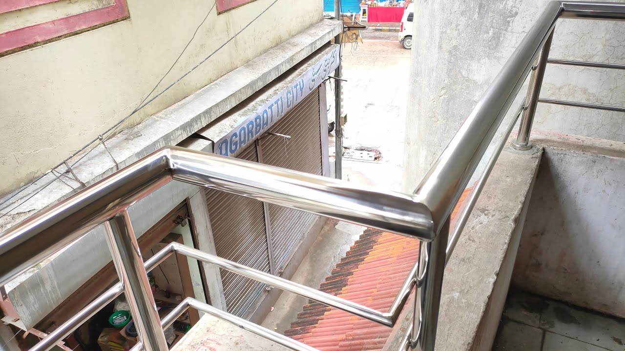 How To Install Stainless Steel Railing || Stainless Steel Design For ...
