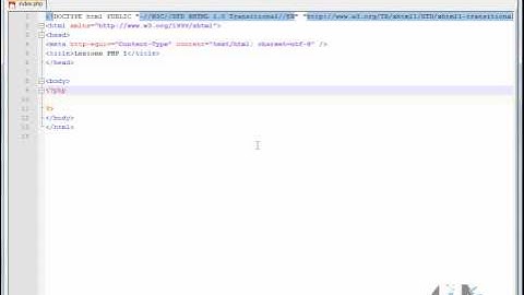 Videocorso di PHP - lezione 1 - Introduzione
