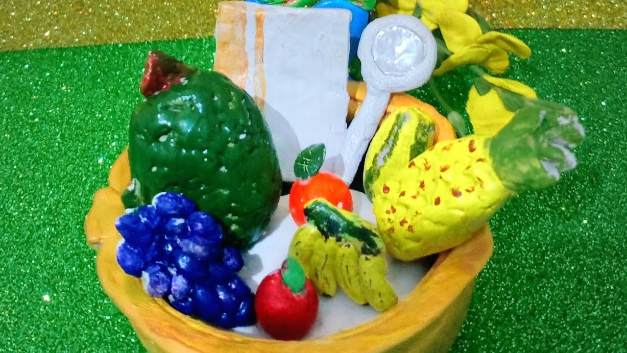 Vishu kani making using clay