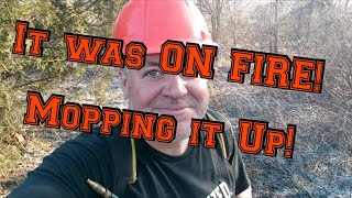 Mopping up a Field Fire