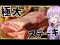 【異世界飯】「極大ステーキ」確かな肉々しさが本能を満たしてくれる！【VOICEROID劇場】【料理】