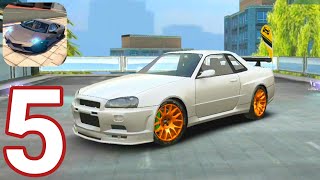 Extreme Car Driving Simulator - Nissan Skyline gtr r34 (testi driving) screenshot 5