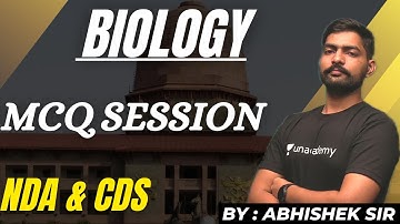 MCQ SESSION | Complete UPSC NDA Biology Syllabus | NDA & CDS Exam | NDA 2 2022 | Learn With Sumit