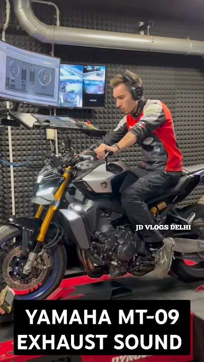 Yamaha MT-09 Dyno Test Exhaust Sound  #shorts #yamaha #mt09 #dyno #sound #exhaust #trending #short