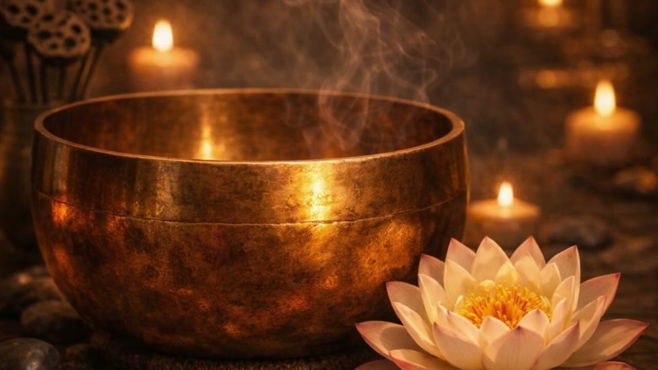 Tibetan Singing Bowls | 432Hz Meditation Sound Bath to Calm Anxiety