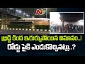 Air India plane gets stuck under foot overbridge in Delhi, viral video