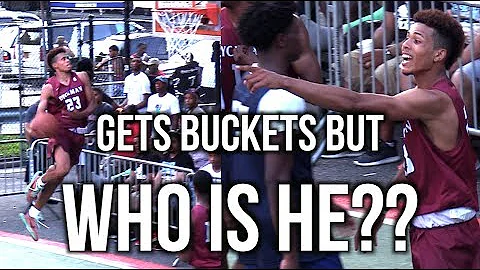 HE GETS BUCKETS But Who Is He??!! Dyckman League P...