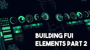 FUI ASSETS WIP PART2  -  gui design -  motion graphics