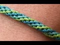 pulsera macramé nudo espiral triple