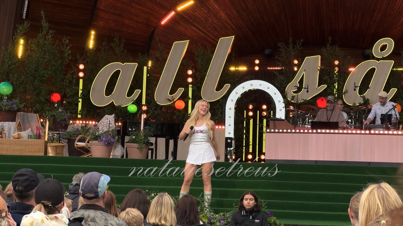 Midnight Sun - Zara Larsson, at allsång på Skansen rehearsal (genrep) 24-06-25