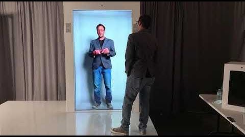 PORTL CEO David Nussbaum has a real time conversation with his own hologram???