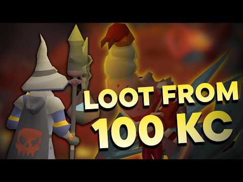 Loot from 100 Maggot King (NEW OSRS BOSS)
