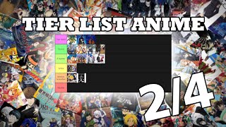 NOTRE TIER-LIST ANIME - (Partie 2)