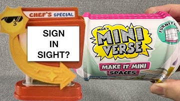 MINIVERSE MAKE IT MINI SPACES FURNITURE OPENING AND REVIEW