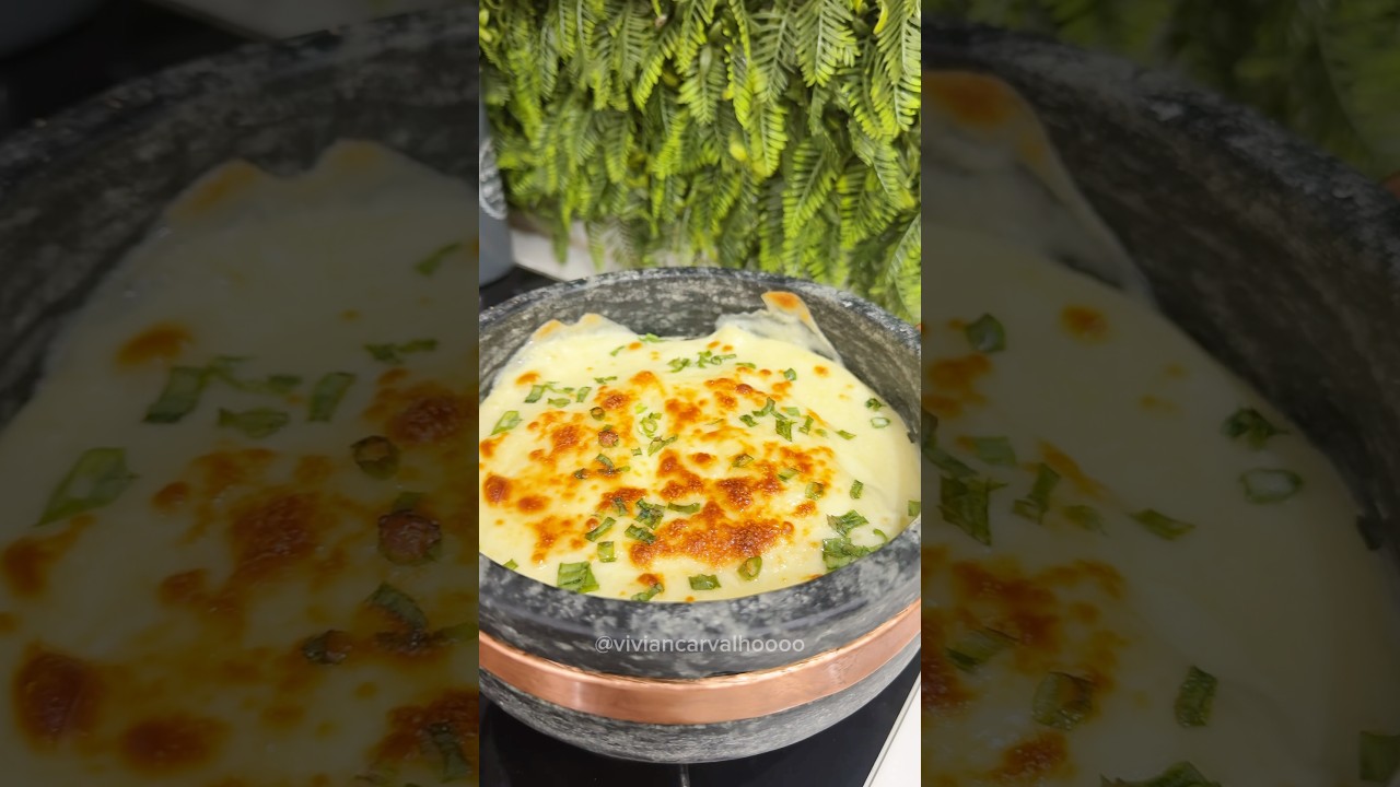Purê de batata gratinado 🤤
