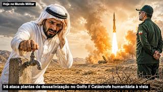 Irã ataca plantas de dessalinização no Golfo – Catástrofe humanitária à vista