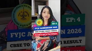 FYJC Admission 2026 |  CBSE to HSC Phase 1 Result | Enough for Top Colleges?