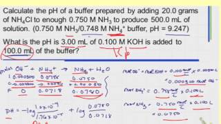 Practice Buffer Action problems Net Worth