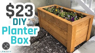 $23 DIY Planter Box