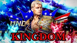WWE Cody Rhodes 'Kingdom'  Theme Song 2024