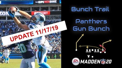 Bunch Trail - Panthers Gun Bunch - Update 11/17/19 | Madden 20 Tips