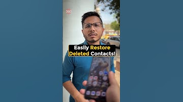 How To Recover Deleted Contacts! #gadgets360 #techreels #techtrends #contact #googlecontacts #howto